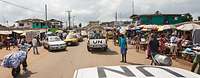 UN-Fahrzeuge auf Patrouille in Monrovia