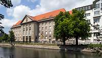 Exterior view of the building of the Federal Ministry of Defence in Berlin