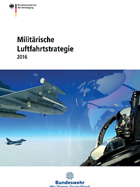 Deckblatt der Broschüre Militärische Luftfahrtstrategie 2016