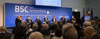 Podiumsdiskussion bei Berliner Sicherheitskonferenz