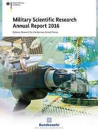 Broschürencover vom Military Scientific Research Annual Report 2016