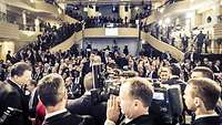 Journalisten bei Münchner Sicherheitskonferenz