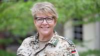 Porträt von Claudia Ehemann in Einsatzuniform