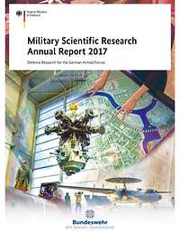 Cover „Military Scientific Research Annual Report 2017“, Collage