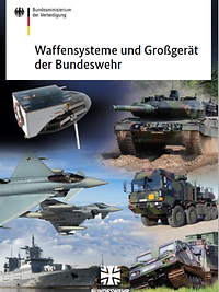 Titelbild der Publikation „Waffensysteme und Großgerät“