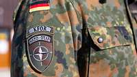 KFOR-Patch an einer Bundeswehruniform