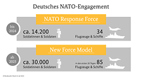 Eine Grafik zeigt den deutschen Beitrag zum New#en Force#en Model#en