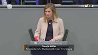 Staatssekretärin Möller spricht im Bundestag