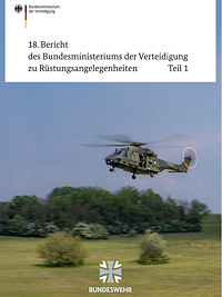 Das Titelblatt enthält eine Fotografie eines Kampfhubschraubers im Flug, da drüber der Titel des Dokuments.